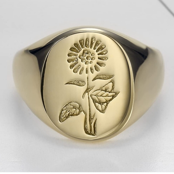 Sunflower ring - Picture 3 of 8
